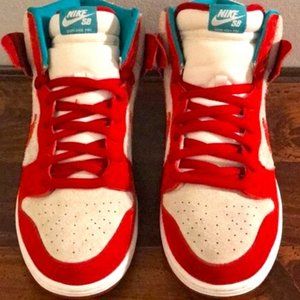 Nike SB Dunk High Pro Dr Seuss Thing Two Red Blue